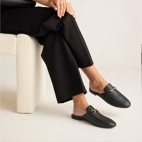 Quince Italian Leather Horsebit Mule - Picture 2 of 10